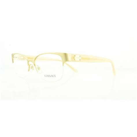 Versace Eyeglasses VE 1222 1196 Brushed Gold 53